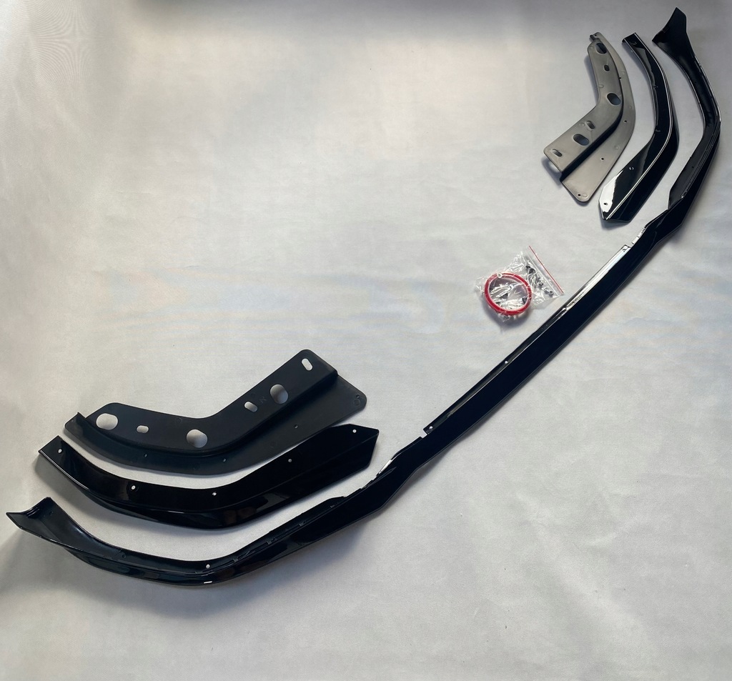 фото №12, Накладка бампера спліттер bmw g20 g21 чорний блиск