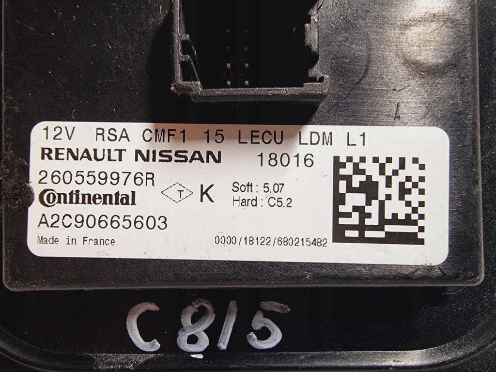 фото №3, Модуль led renault talisman 260559976r a2c90665603