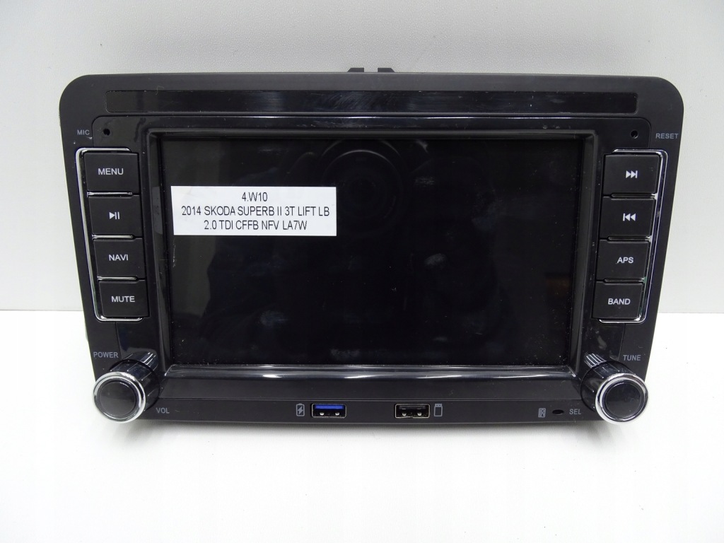 фото №1, Радіо 2 din дисплей skoda superb ii lift