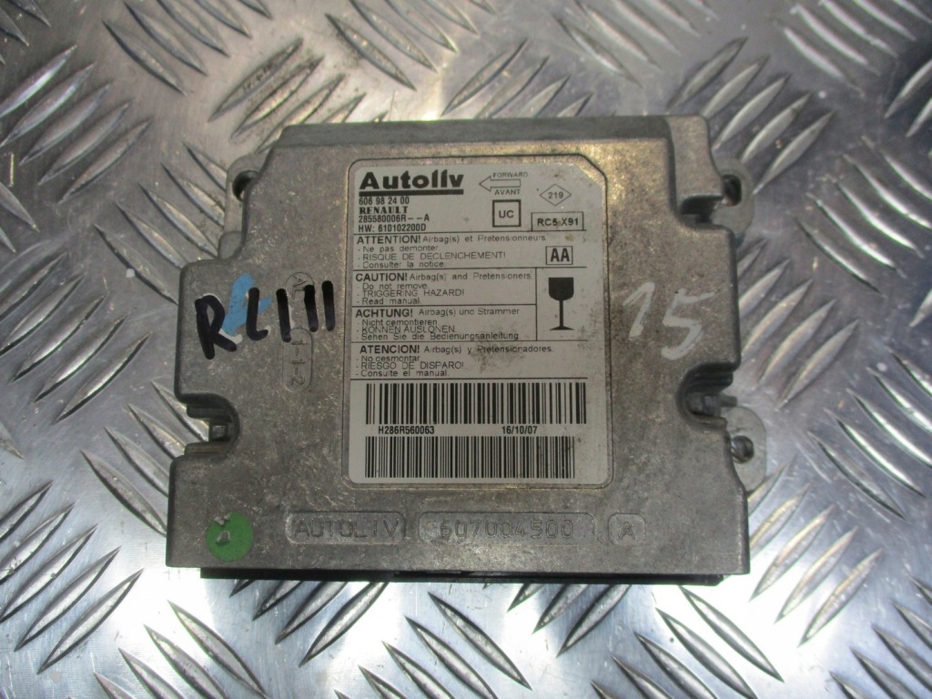 фото №1, Модуль подушка безопасности renault laguna iii 2.0 dci 285580006r