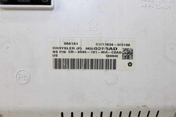 фото №7, Chrysler pacifica 17 18 19 20 счетчик приборы 68360255ad