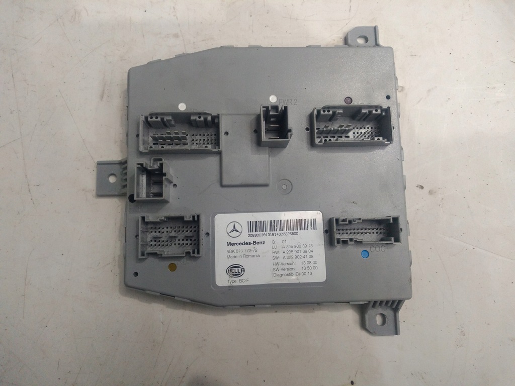 фото №1, Mercedes w205 - модуль блок керування двері
