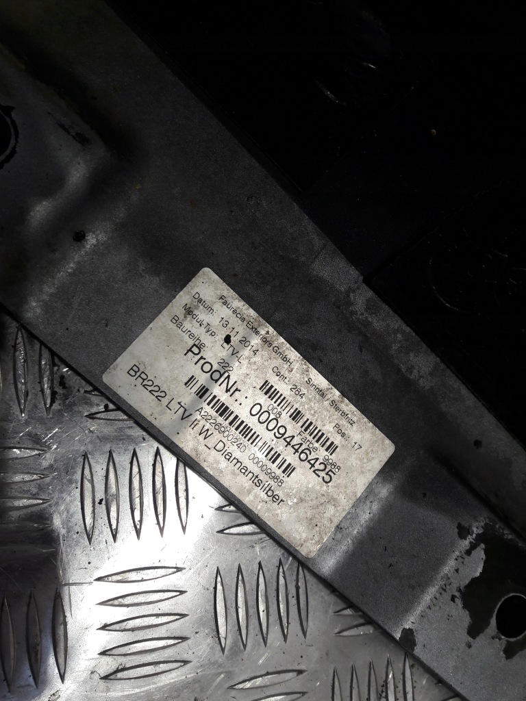 фото №15, Mercedes s w222 2014r молдинг поріг колір 9988