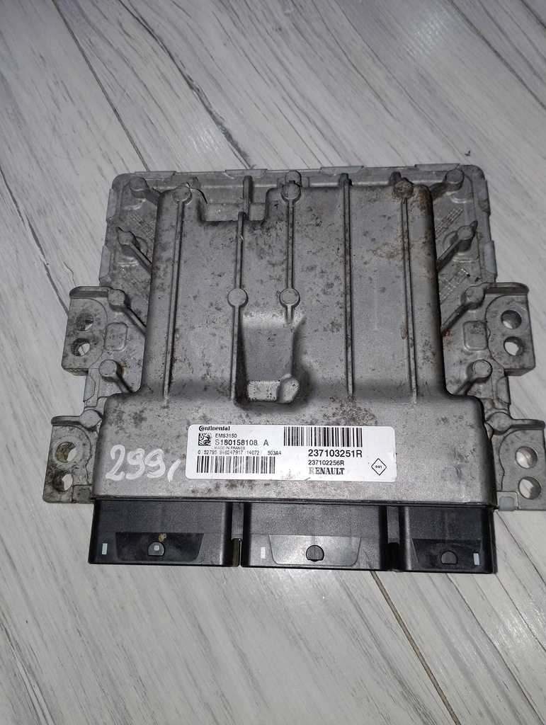 фото №1, Бортовий комп'ютер двигуна 237103251r megane iii 1.2 tce