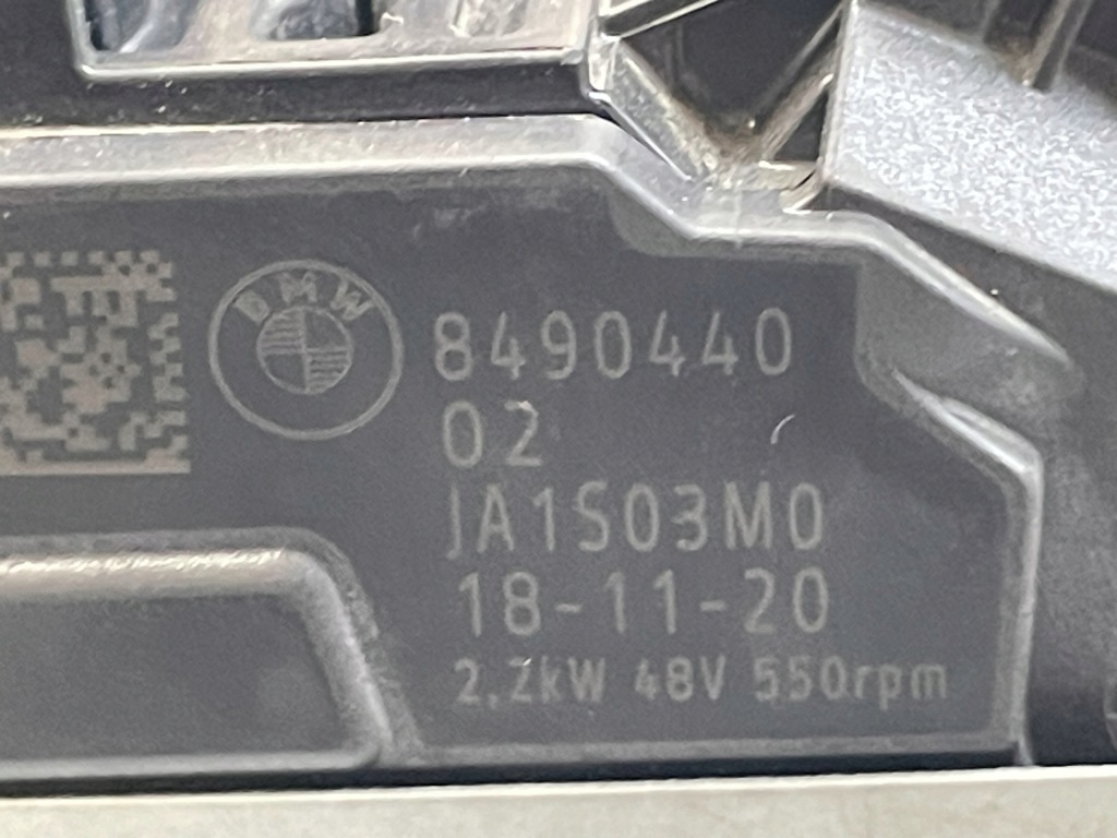 фото №10, Bmw оригинальный номер 8490440 3' g20 g21 5' g30 стартер-генератор генератор стартер
