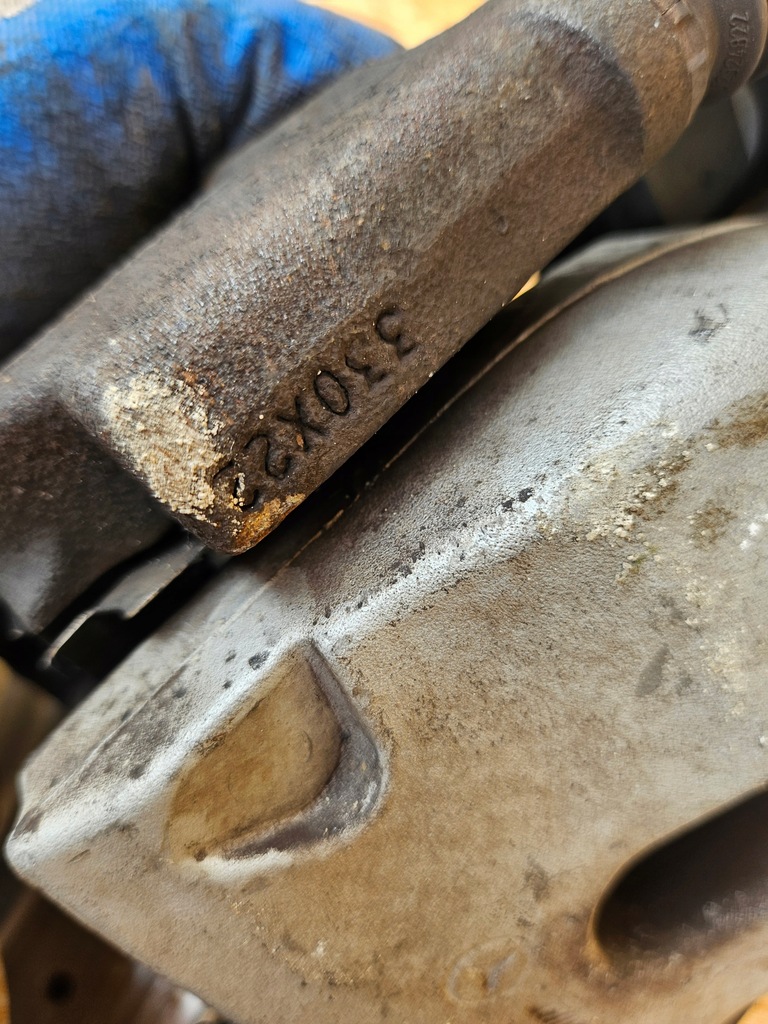 фото №7, Тормозные диски задняя + тормозные колодки 330mm mercedes w166 ml350cdi x166 gle