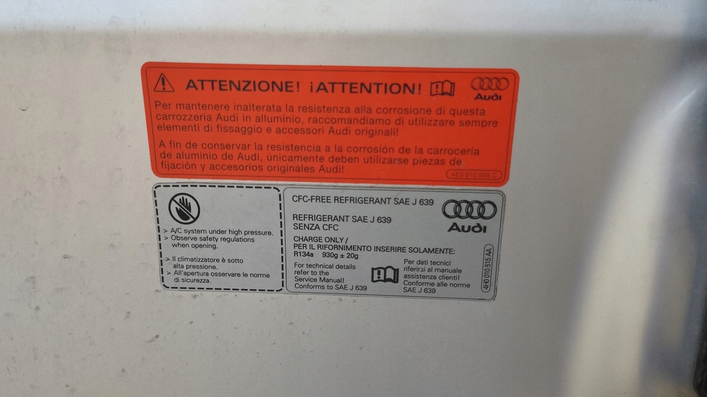 фото №15, Капот кришка двигуна audi a8 s8 4h0010515 d4 2009-2013 lx7w