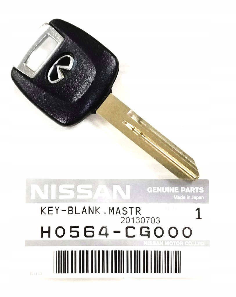 фото №1, Жало ключ заготовка infiniti новий оригінальний номер