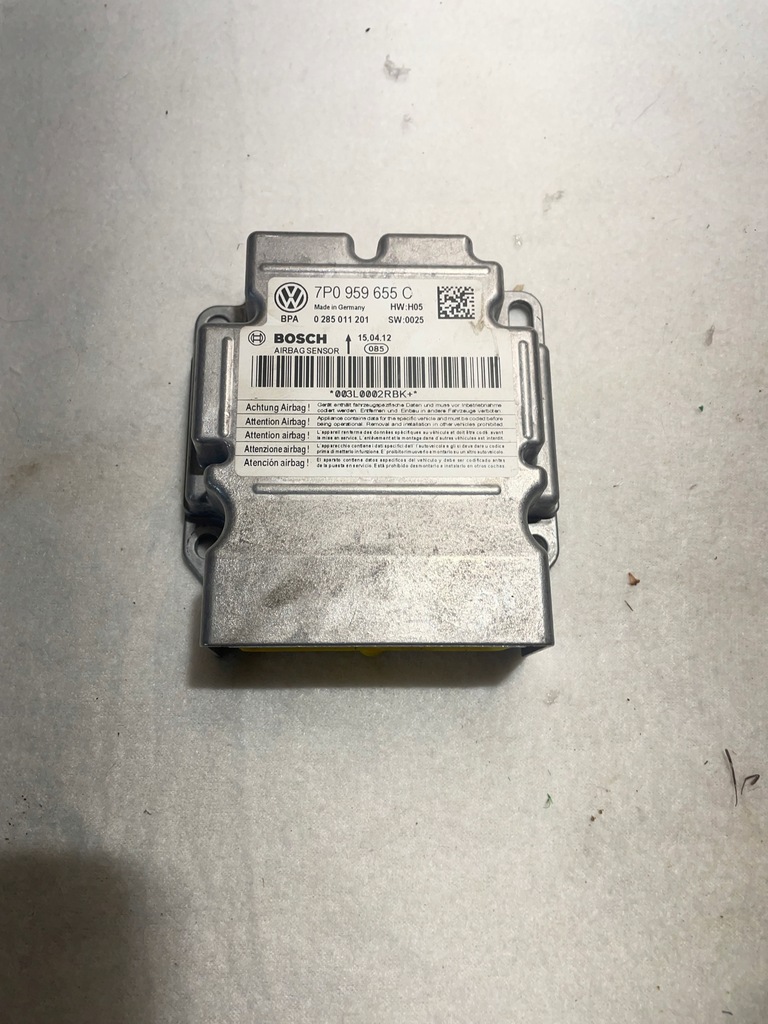 фото №1, Porsche cayenne ii модуль блок управления подушка безопасности 7p0959655c