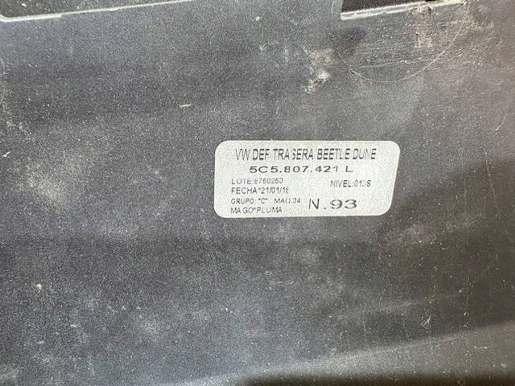 фото №8, Vw new beetle r-line 5c5 бампер задняя 5c5807421l