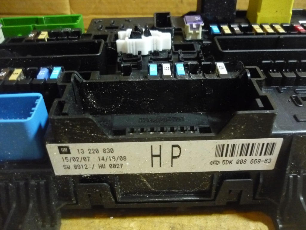 фото №4, Модуль bsm коробка предохранителей opel astra h