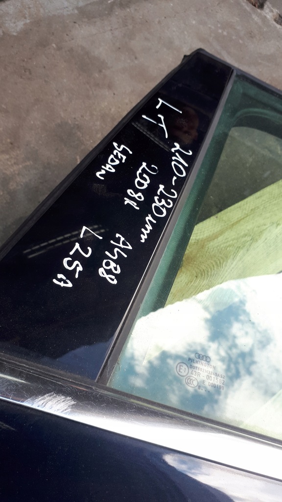 фото №11, A4 b8 s4 двері ліва лівий задня задні sedan lz5a