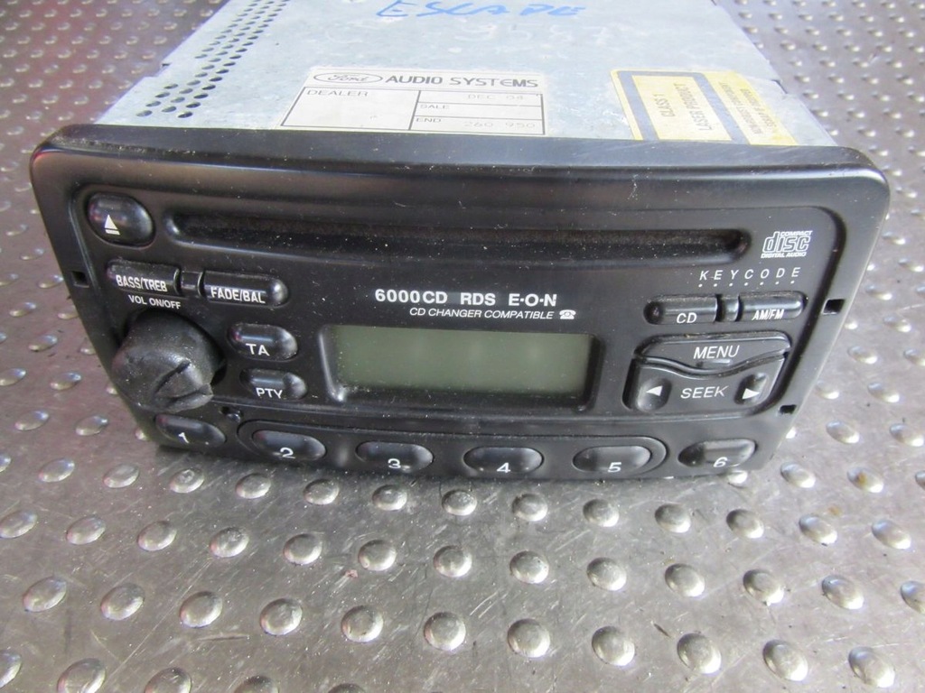 фото №2, Ford escape i 2001 радио радиопроигрыватель cd