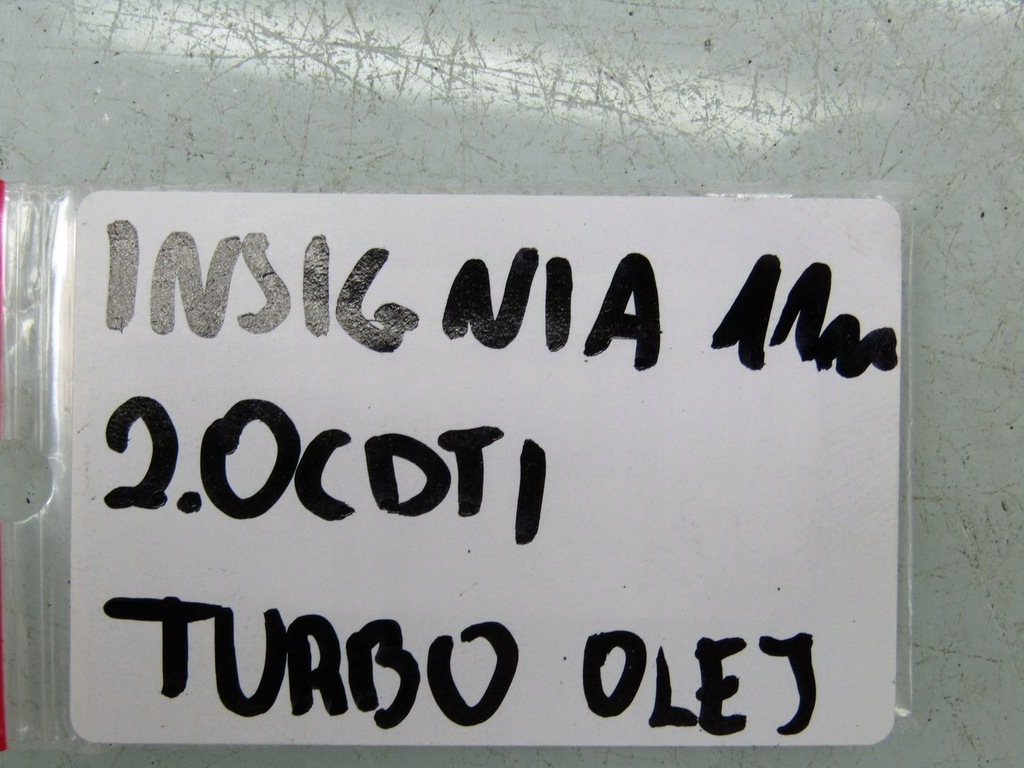 фото №7, Insignia 2.0 d 11r труба трубка турбіни оливи злив зливна 429147374