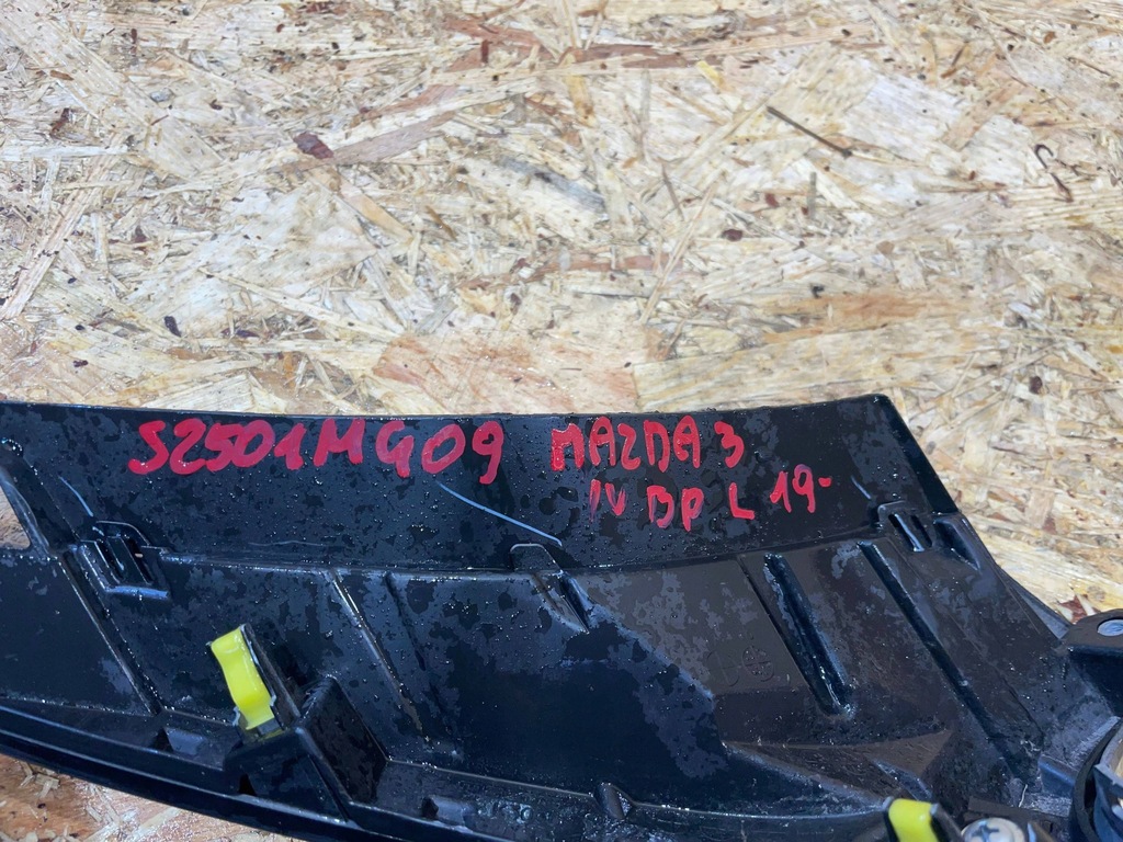 фото №10, Mazda 3 bp iv 4 19- решётка радиатора молдинг решетка левая перед передняя бампера