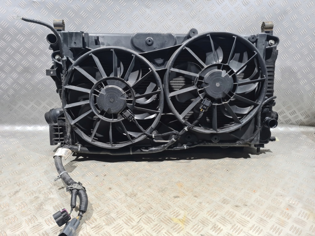 фото №7, Радіатор води інтеркулер вентилятор insignia a 2.0 turbo 250km механічна коробка передач