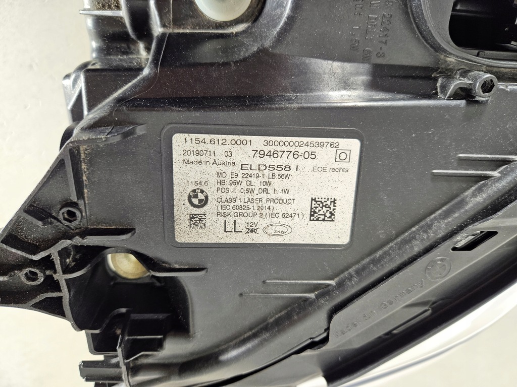 фото №14, Bmw 7 g11 g12 lift lci лампа правая перед фара laser eu