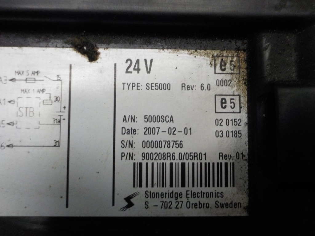 фото №3, Scania тахограф se5000