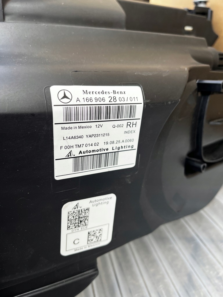 фото №9, Mercedes gls w166 лампа ліва права led ils лампи повний