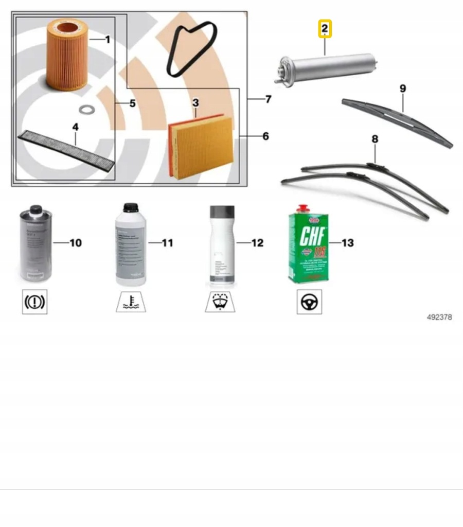 фото №1, Bmw fuel фильтр оригинал 13327794590 mini r50 ?