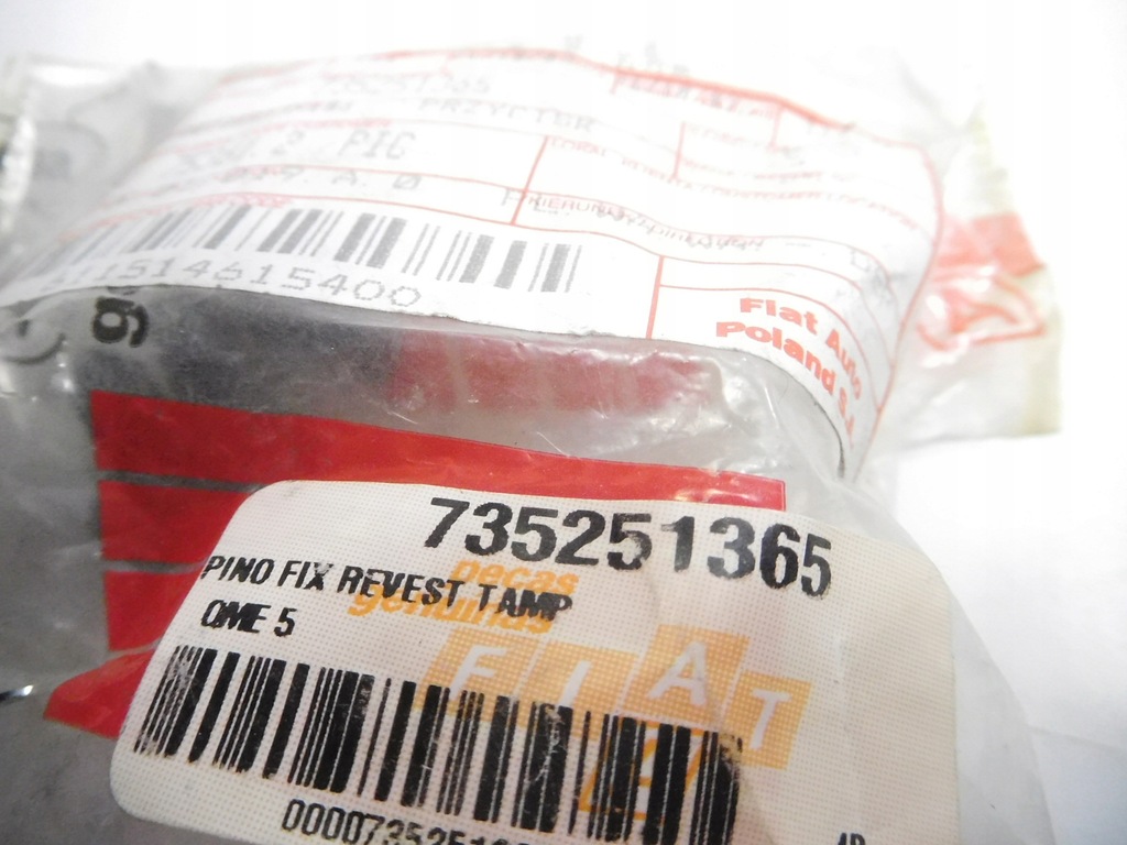 фото №6, Обмежувач оббивка кришки багажника fiat palio оригінальний номер 735251365