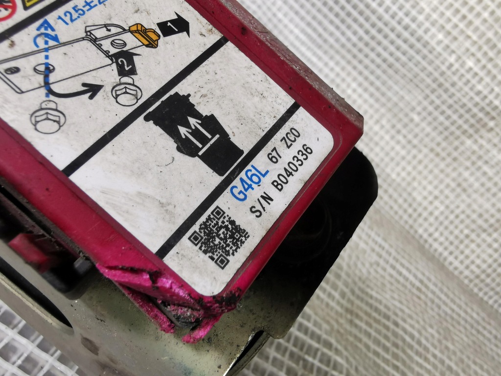 фото №7, Mazda 6 iii gj gl lift 15-18 2.2 d конденсатор старт-стоп eloop g46l67zc0