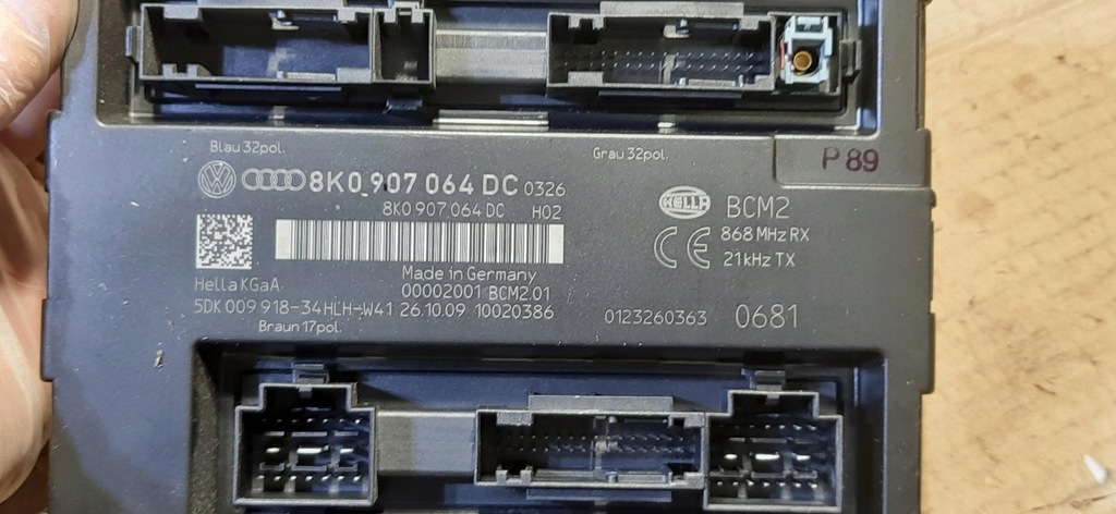 фото №6, Модуль блок управления комфорта audi a4 b8 8k0907064dc