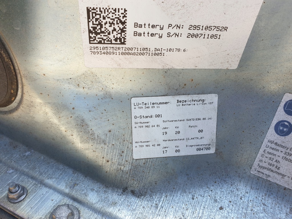 фото №4, Smart eq fortwo forfour 453 акумулятор 295105752r