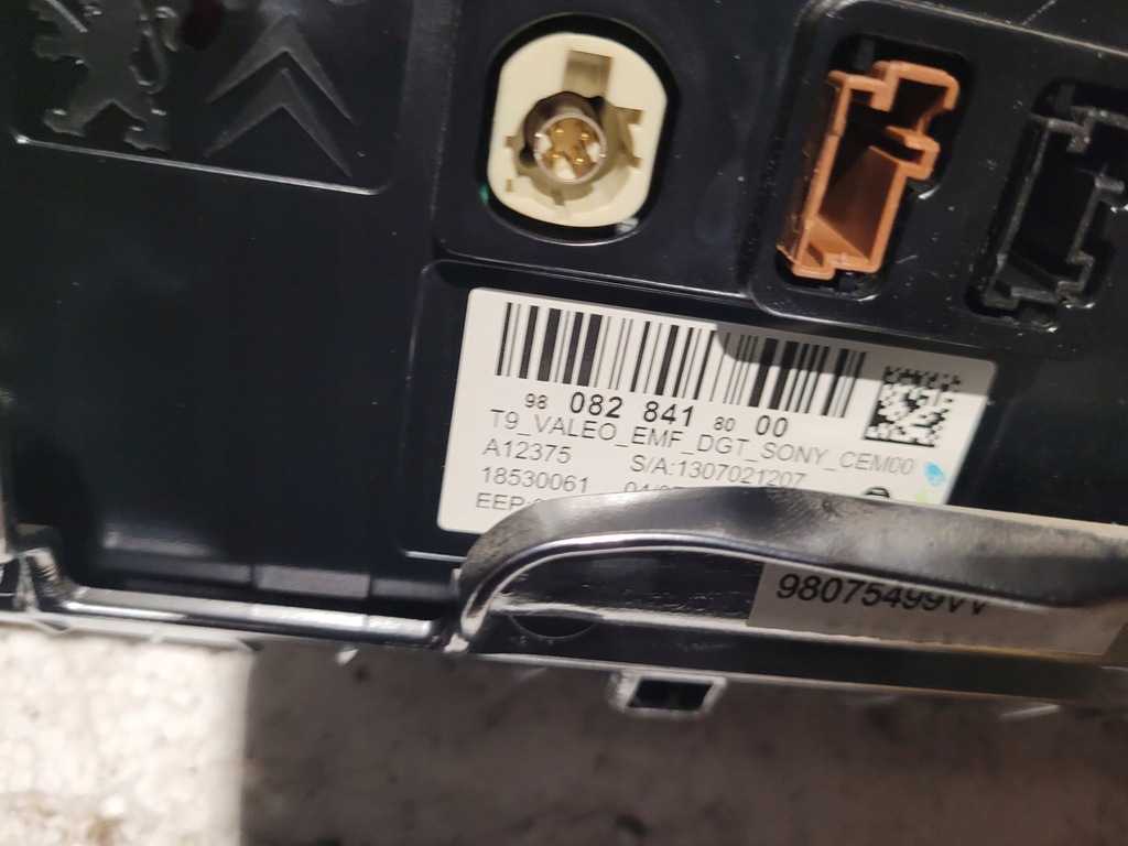 фото №5, Экран дисплей навигации peugeot 308 t9 ii 9808284180