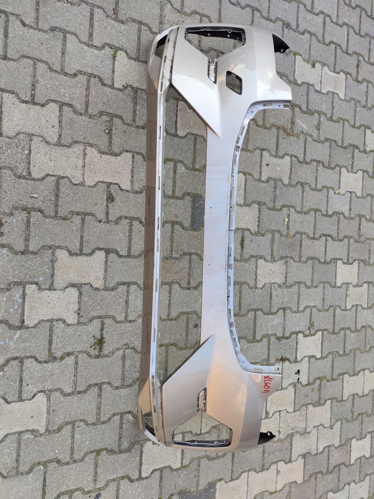 фото №10, Бампер передний перед volvo xc60 ii lift 20- серебристый