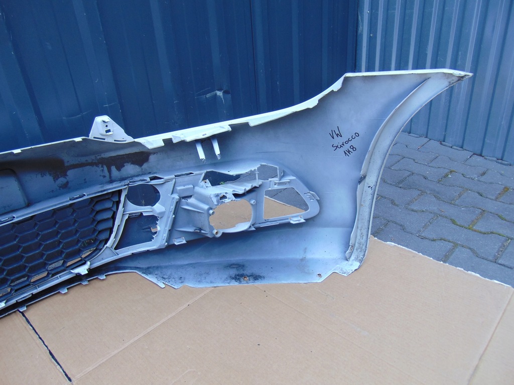 фото №16, Бампер перед передний vw scirocco 1k8807221l белый