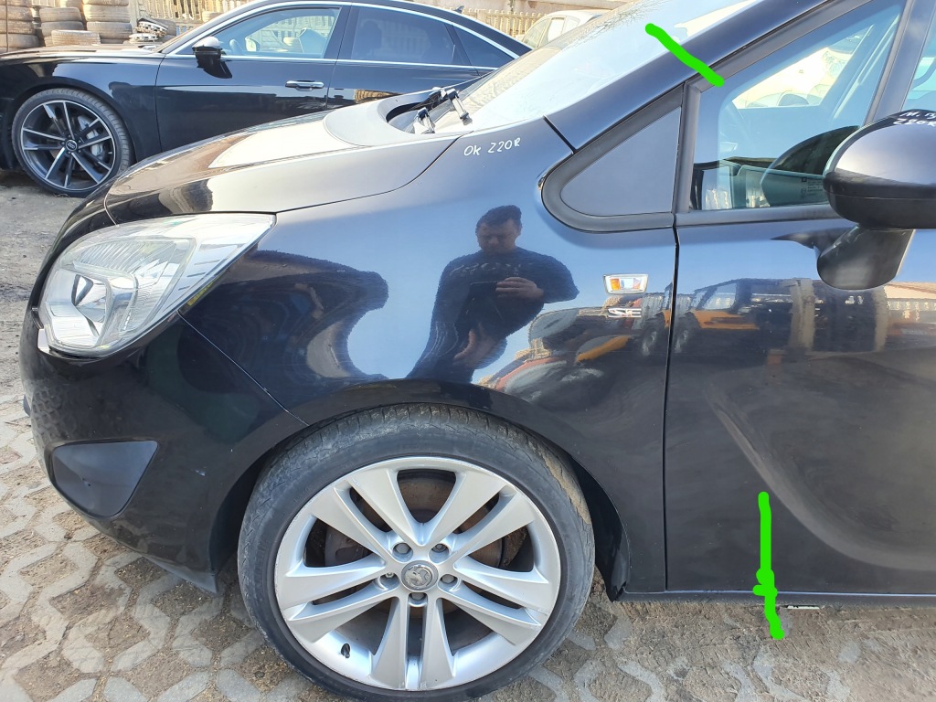 фото №2, Четверть левая передняя opel meriva b