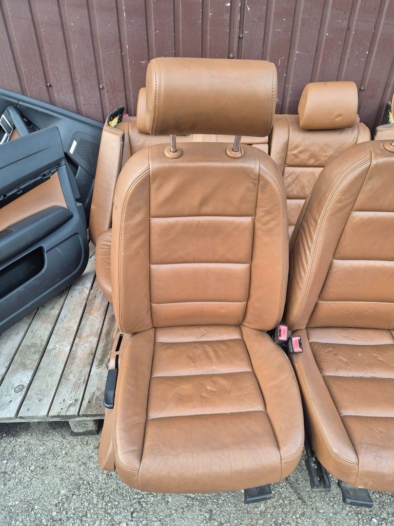 фото №8, Audi a6 s6 c6 4f сиденья заднее сиденье обшивки комплект подогрев кожа kombi