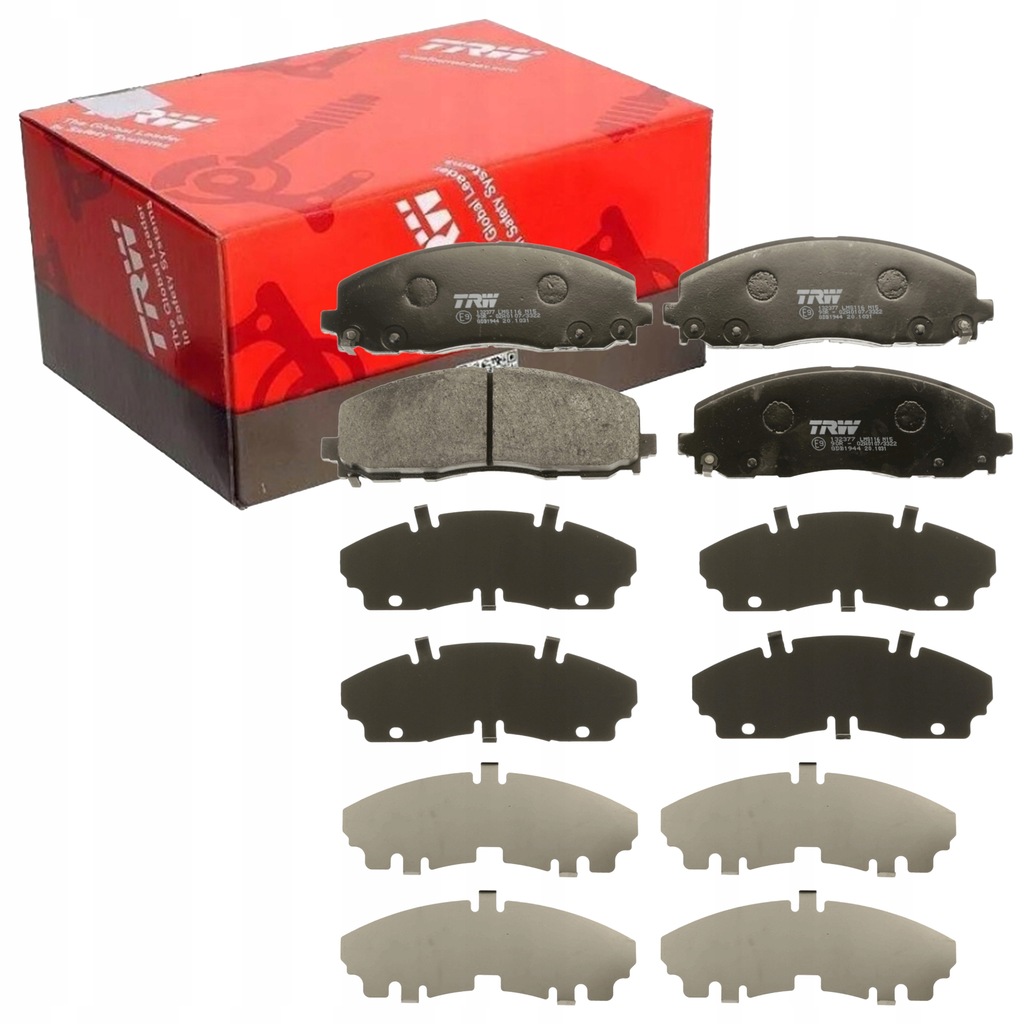 фото №5, Trw gdb1944 гальмівні колодки гальмівні перед grand voyager v freemont routan