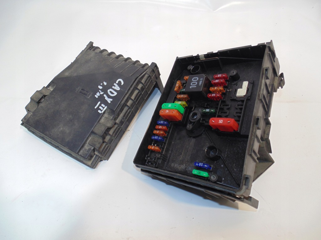 фото №8, Volkswagen caddy iii 3 коробка запобіжників 1k0937125a 01718130 vw golf v