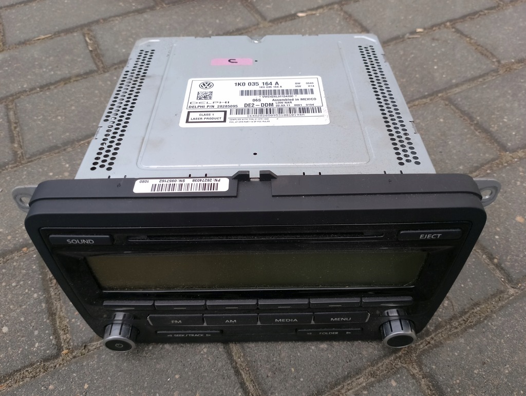 фото №1, Vw jetta 2014 usa радио заводской 1k0035164a