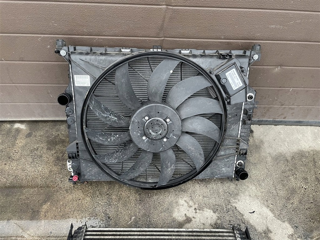 фото №9, Комплект радиатор радиатор вентилятор 3.0 cdi mercedes ml w164 lift 06-12