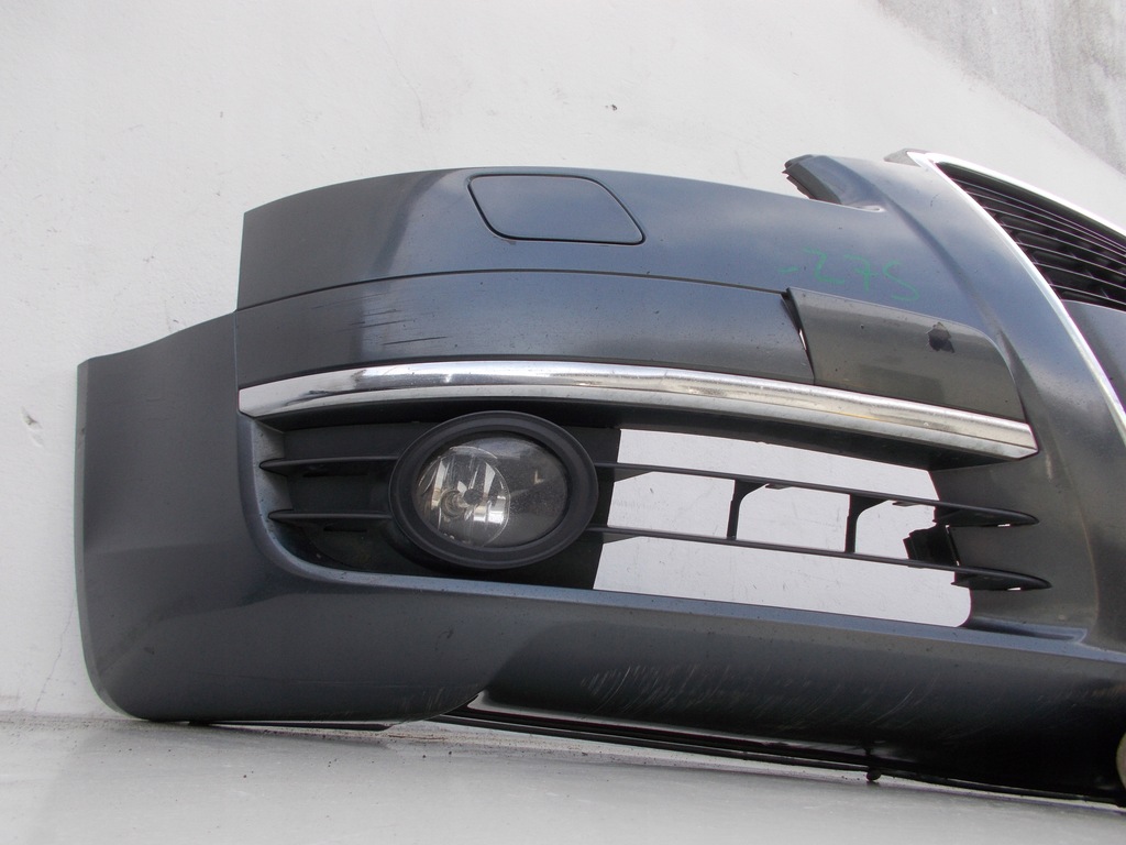 фото №16, Audi a6 c6 4f 2004 - 2008 бампер передній перед решітка радіатора омивачі ксенон lz7s