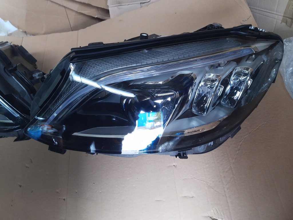 фото №13, Mercedes c 205 lift лампа led левая+ правая multibeam a2059068505 a2059068605