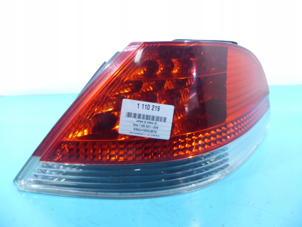 фото №4, Лампа задняя правая bmw 7 e65 01-05