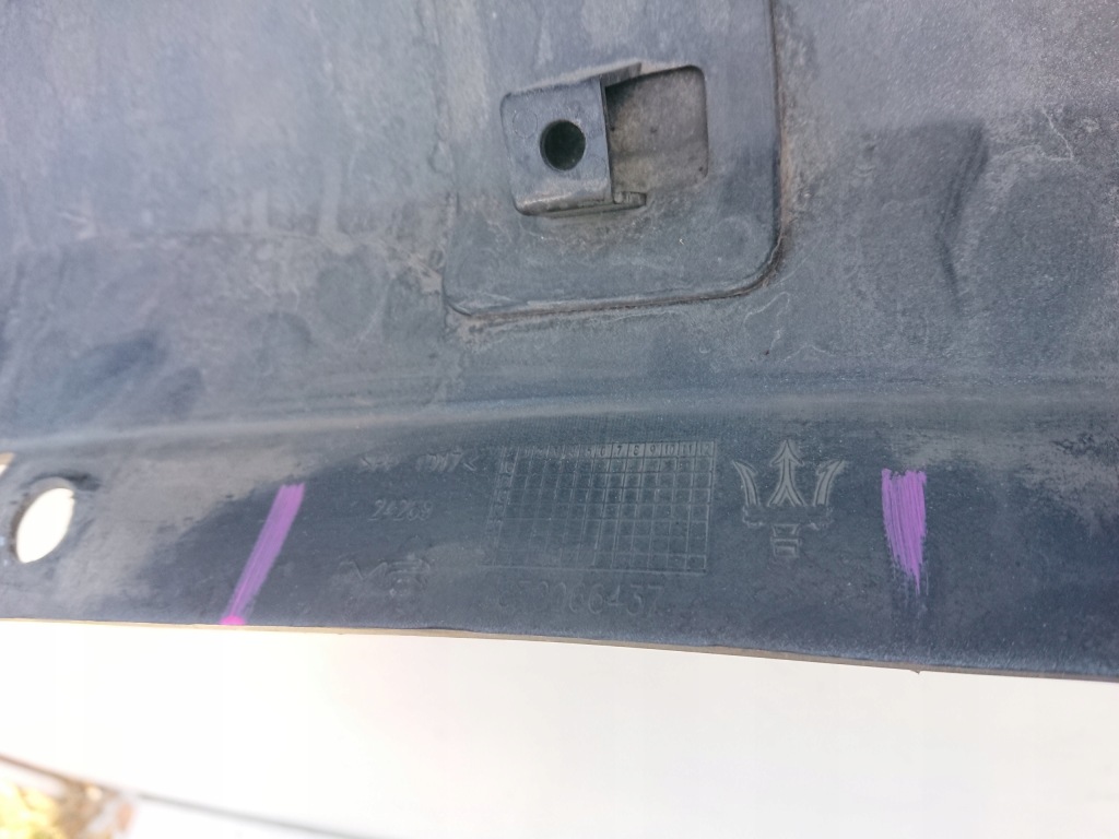 Maserati quattroporte lift 17- бампер задній задня Зі Шроту