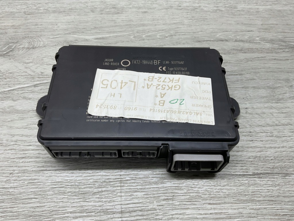 фото №1, Модуль бесключевой kessy land rover range rover evoque l538 fk7219h440bf