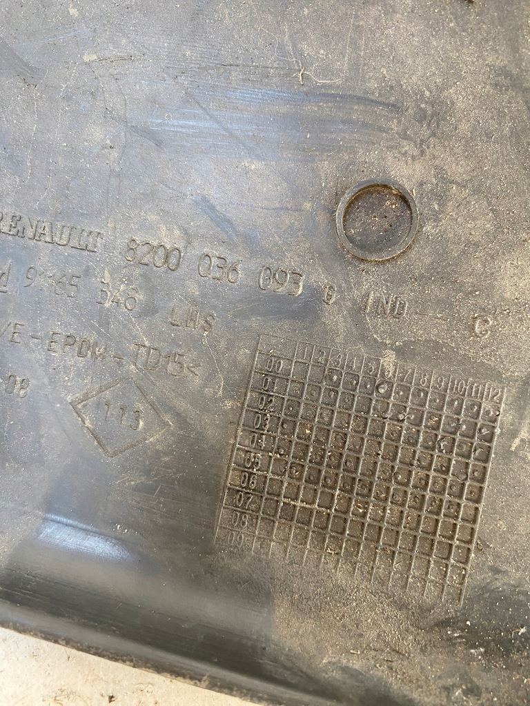 фото №12, Renault trafic 2 ii vivaro a 01- молдинг двері бокових ліва 8200036093g