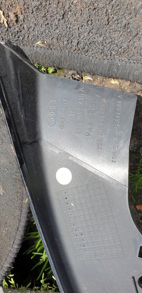 фото №4, Захист двері рамка молдинг audi оригінальний номер 4h0867610a