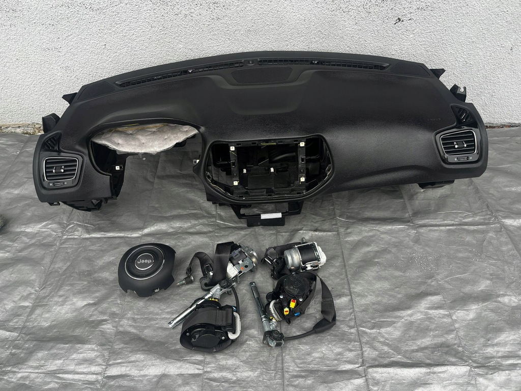 фото №5, Jeep compass ii консоль подушки безопасности ремни подушка безопасности комплект демонтаж 2018-