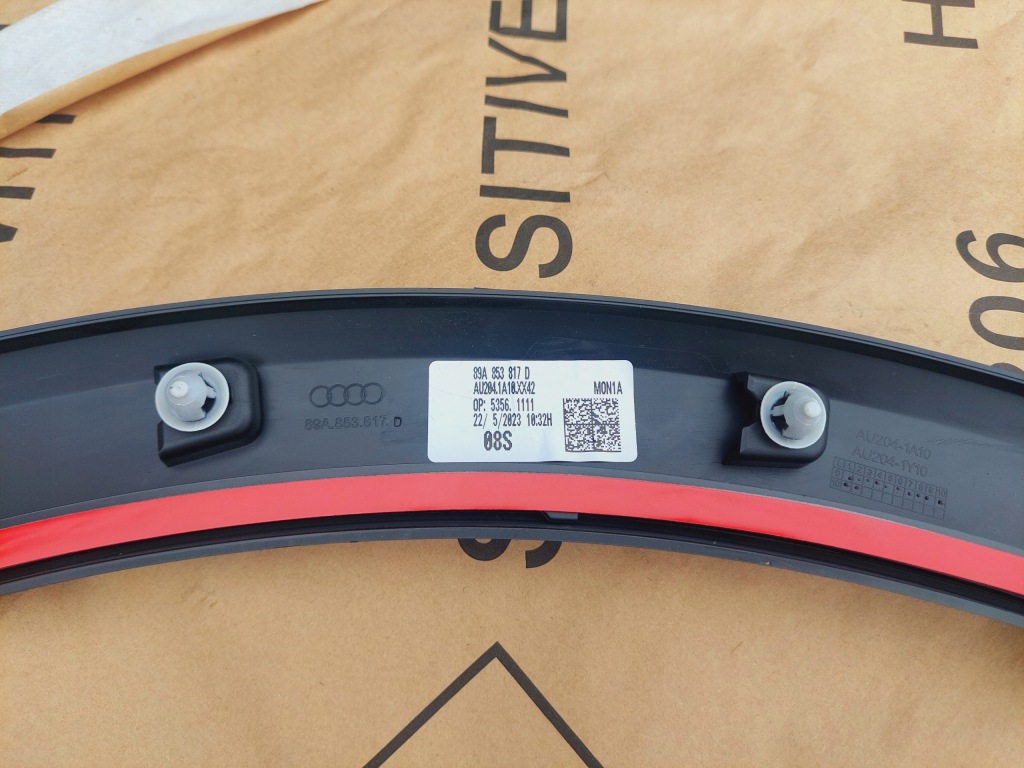 фото №12, Audi q4 молдинг na крила лівий задня nowa oryg 89a853817d