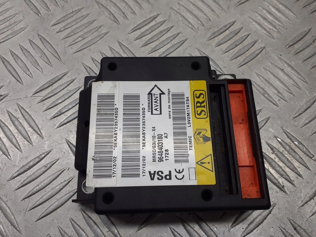 фото №1, Модуль подушка безопасности citroen c5 i 2.0 hdi 9648403180