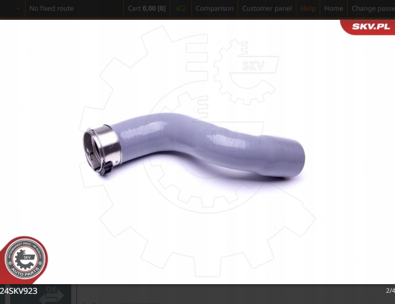 фото №3, Шланг турбіни renault captur sandero clio iv