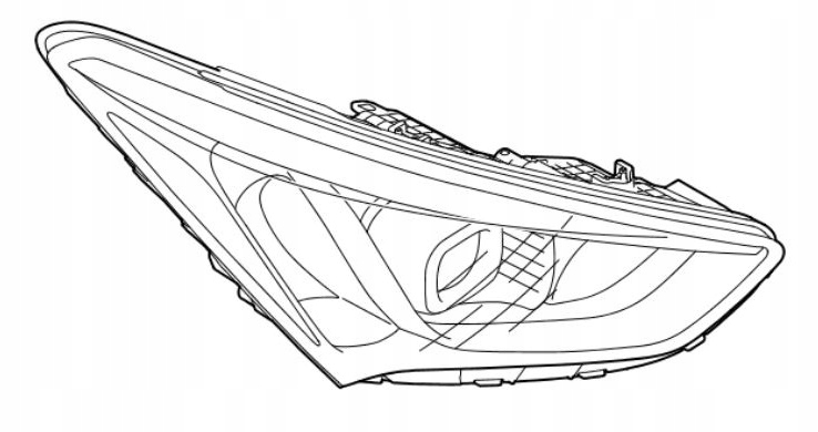 фото №2, Hyundai santa fe 2012-2015 фара правый