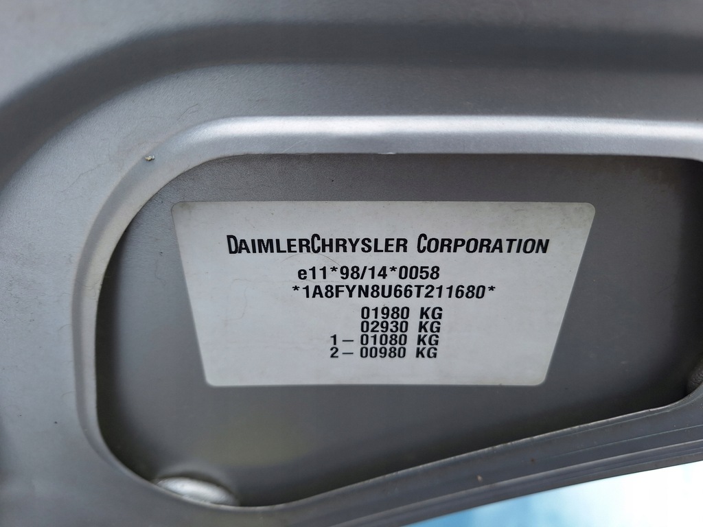 фото №12, Chrysler pt cruiser lift 06-10 лампа правая задняя задняя europa